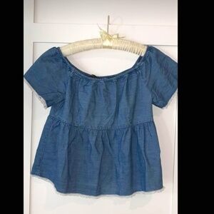 Denim Top Women's Romeo & Juliet Couture Large